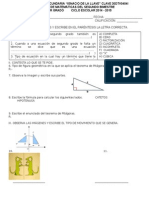 Examen de Matemáticas