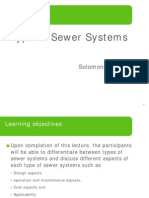 Type of Sewer Systems