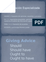 Giving Advice