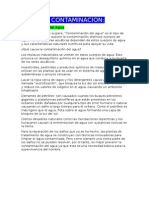 Tipos y causas de contaminación