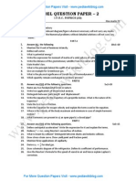 1st PU Physics Model QP 2 PDF