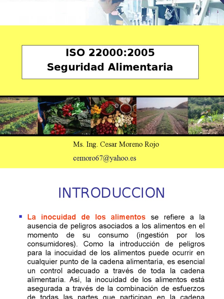 Antecedentes de La Norma Iso 22000 | PDF | Análisis de Riesgo y Puntos ...