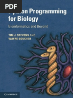 Download Python Programming for Biology_ - Tim J Stevens by phyaravi SN256344902 doc pdf