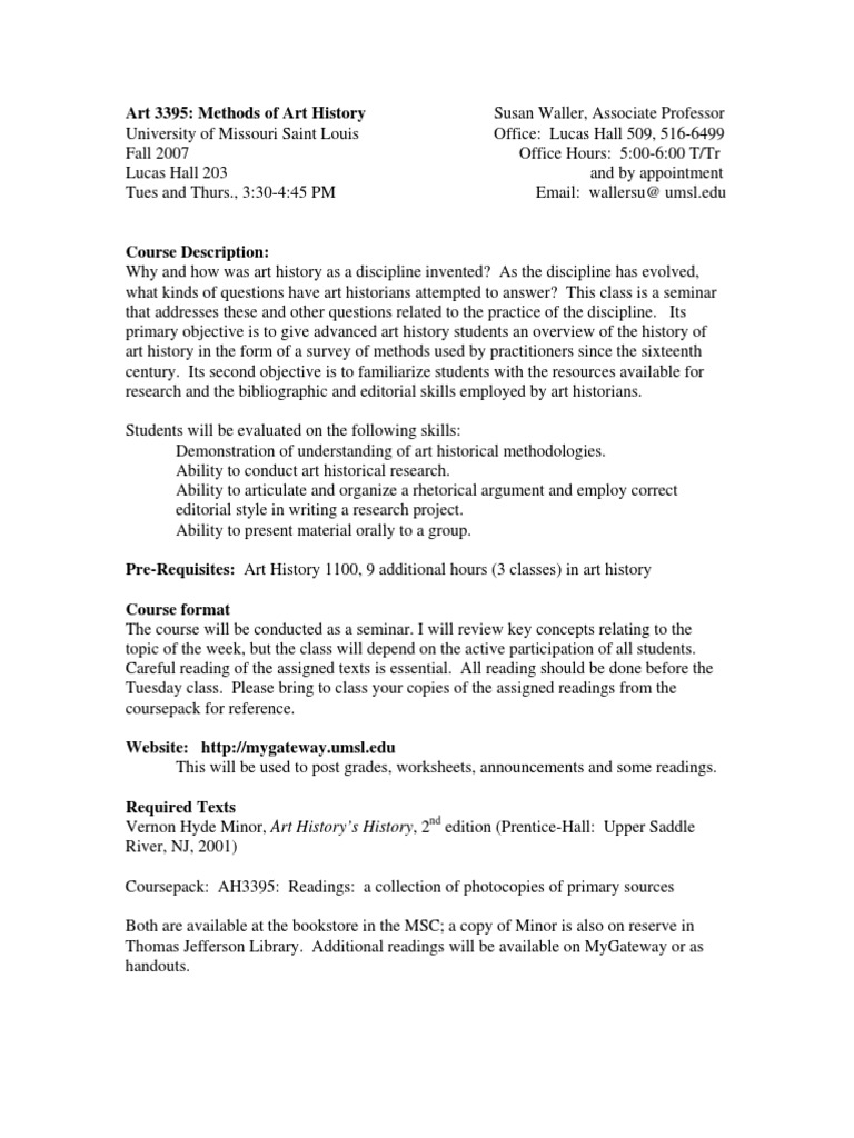 Art History Methods PDF