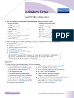 Vocabulary Extra: Pre-Intermediate Unit 11, pp90-91: Describing Homes