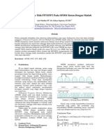 (Journal) Azis Muslim - FFT Performance OFDM Analysis Using Matlab