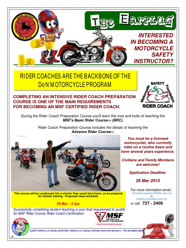 MSF Rider Coach Flyer | PDF | Finance & Money Management