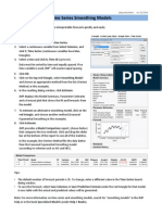 Time Series Smoothing Models 11