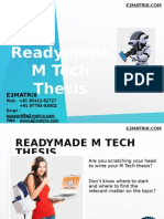 Readymade Mtech Thesis