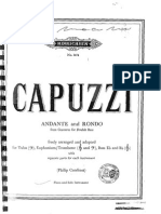 Capuzzi - Andante & Rond+u00A6 - Tuba - BassPosaune