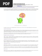 Android 5.0 Lollipop With Its Exceptional Features and Functionalities