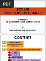 ECS 238 - Chapter 1 (Stress and Strain)