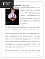 Mark Zuckerberg Childhood Biography