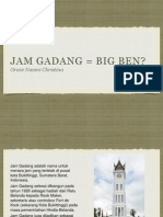 Jam Gadang Vs Big Ben