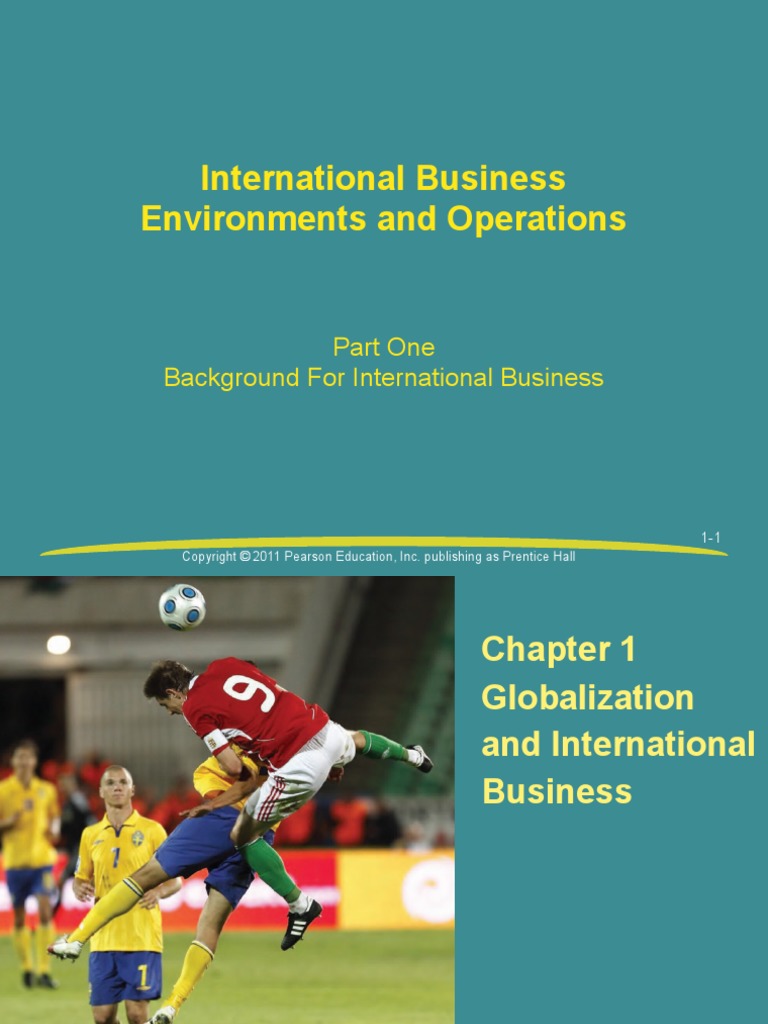 Chapter 1 - Globalization and International Business | PDF ...