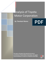 Analysis of Toyota