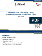 Introduction to Puppy Linux - Installation on a USB Flash Disk