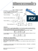 Cours 03 Principe Fondamental de La Dynamique PDF