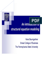 Strctural Equation Modeling