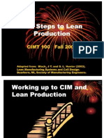 Ten Steps to Lean Production