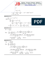 Exercise 2.3 (Solutions) : y X X X