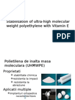 Stabilisation of Ultra-High Molecular Weight Polyethylene With Vitamin
