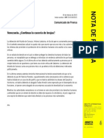 Comunicado de Prensa Amnistía Internacional 20 Feb 2015 PDF