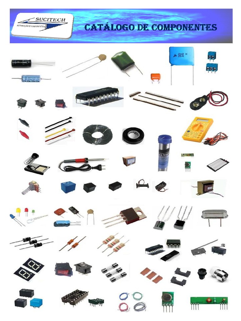 Catalogo Componentes PDF Diodo Emissor de Luz Engenharia Eletrônica