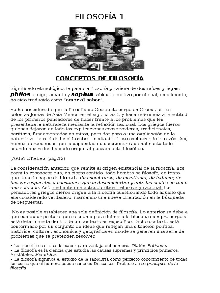 Resumen de Filosofia