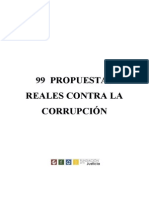 99 Propuestas Reales Contra La Corrupcion