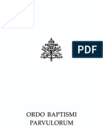 Ordo Baptismi Parvulorum (1973)