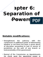 Chapter 6 Separation of Powers