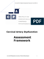 New Cervical Artery Assessment Framework 2[1].0 Dec 05