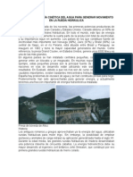 Potencial Energía Cinética Del Agua para Generar Movimiento en La Rueda Hidráulica