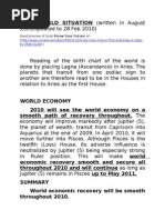 Download 2010 World Prediction Update to 230110 by Know Your Future SN25641789 doc pdf