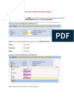 Uploading Material Master Data Using Direct Input Method