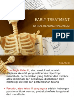 Perawatan Awal Kelas 3 Maloklusi