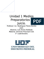 Medios Preparatorios A Juicio