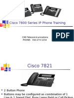 7800 Series -Telecom IP Phone Training