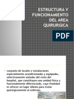 Estructura y Funcionamiento Del Area Quirurgica