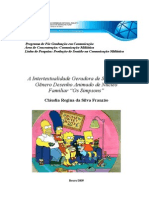 A Intertextualidade Geradora de Sentido No Gênero Desenho Animado de Núcleo Familiar "Os Simpsons"