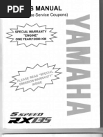 Yamaha RX-Z (6-SPEED) Owner Manual | Piston | Transmission (Mechanics)