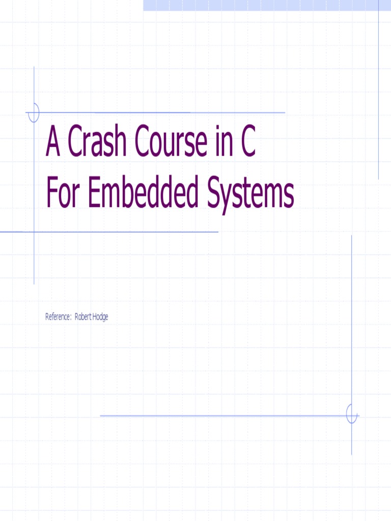 A Crash Course in C Ver 2 | PDF | Pointer (Computer Programming ...