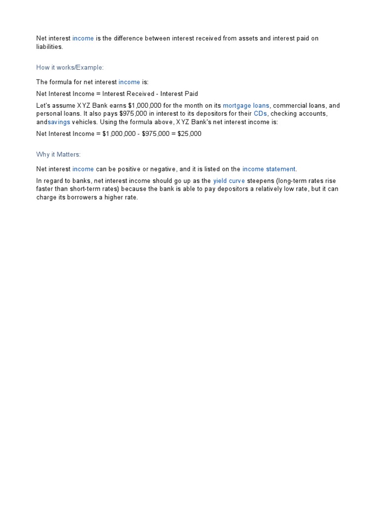 How It Works/example:: Income | PDF