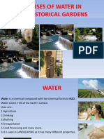 Use of Water in Landscaping