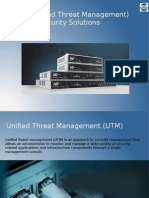 UTM (Unified Threat Management) Security Solutions