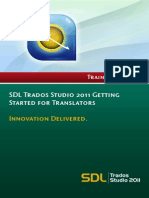 SDL Trados Studio 2011 - Getting Started