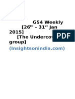 GS4 Weekly 26th – 31st Jan 2015 The Undercover group (Insightsonindia.com