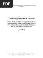 The Philippine Peace Process: History, Profile and Status of Negotiations With The CPP-NDFP and The MILF