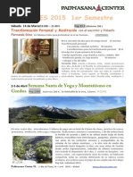 Download Talleres y Retiros 1er Semestre 2015 by Padmasana Center SN256452286 doc pdf